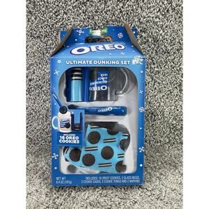 Ultimate Oreo Cookie Dunking Mug Cage Tongs Napkins Fast Shipper